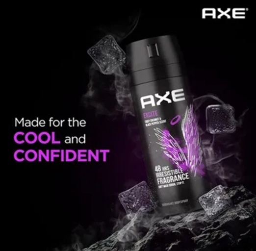 اسپری بدن ۴۸ ساعته AXE مدل Excite حجم 150ml