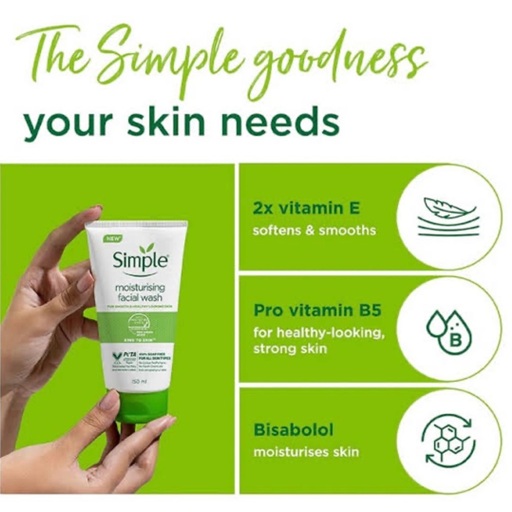 ژل شستشوی صورت مدل moisturising با حجم 150ml