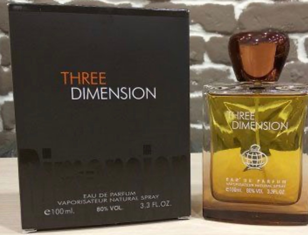 ادکلن مردانه مدل Three Dimension حجم 100 میلی لیتر
