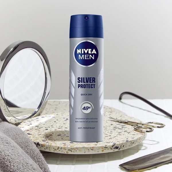 اسپری ضد تعریق مردانه نیوآ مدل Silver Protect حجم 150 میل
