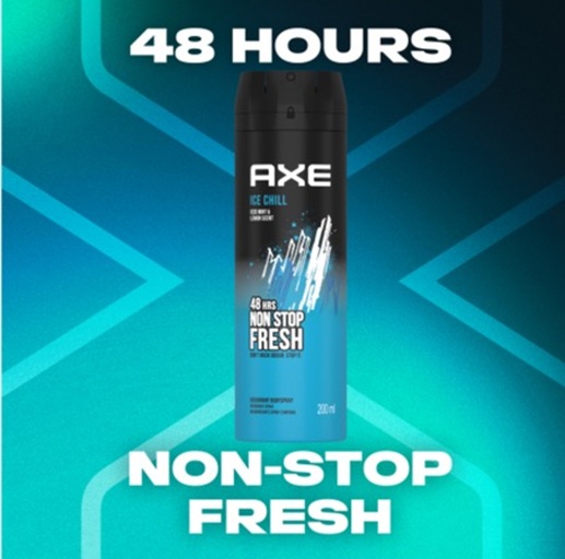 اسپری بدن AXE مدل ICE CHILL حجم 150 میلی‌لیتر