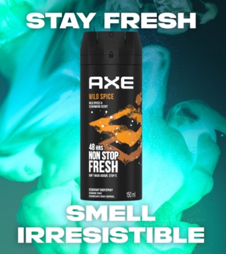 اسپری بدن AXE مدل Wild Spice حجم 150ml